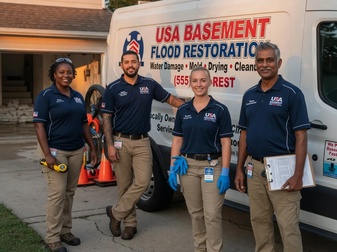 Basement Flood Cleanup company in Garland, ME